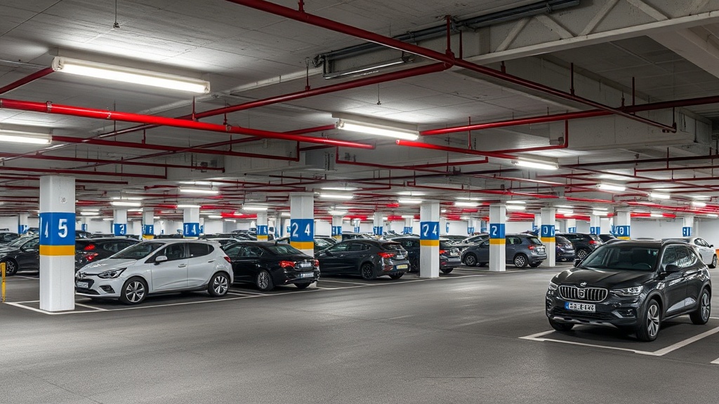 Professional photograph Rglementation parking et ZFE en ledeFrance 2026 ce qui French parking facil