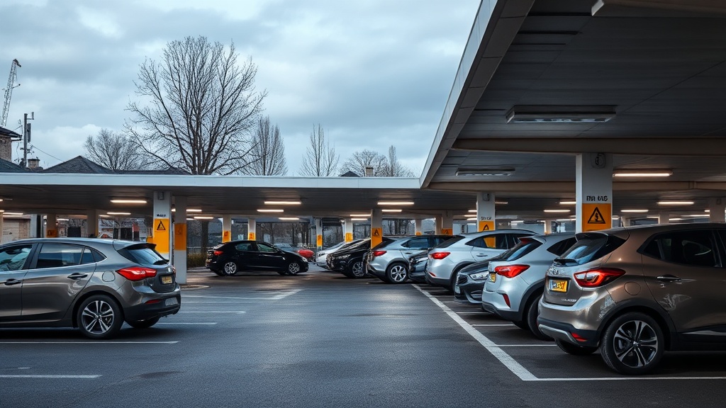 Professional photograph Loi LOM et IRVE calendrier des obligations bornes de recha French parking f