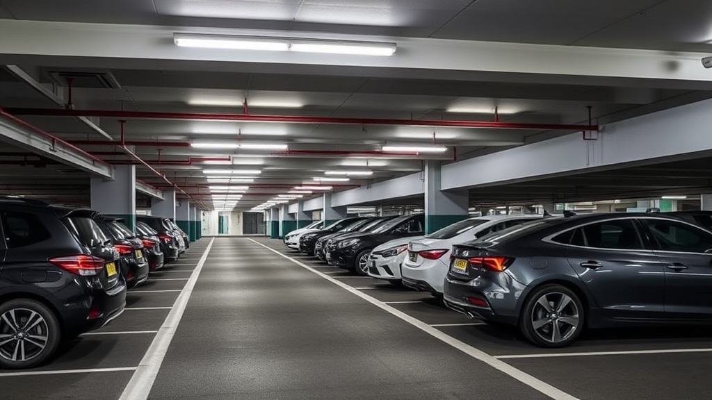 Professional photograph Parking Intelligent Technologies et Solutions 2026 French parking facility