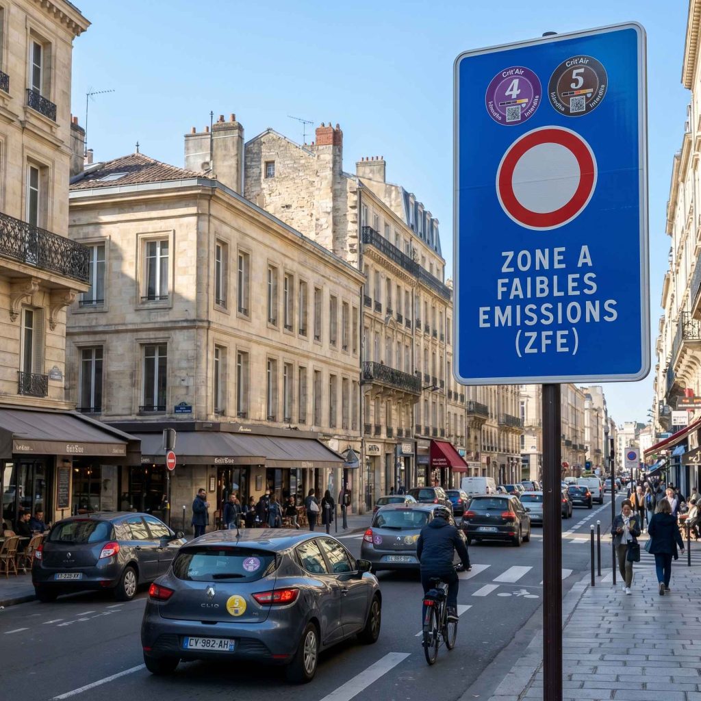 Panneau ZFE zone faibles emissions 2026